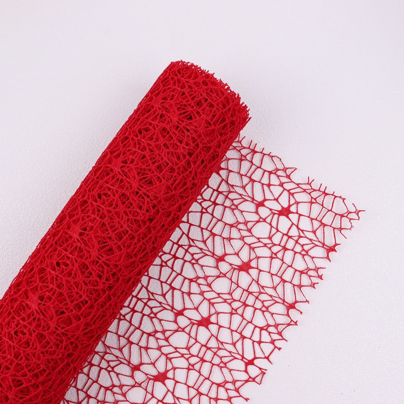 New Style Floral Wrapping Korean Web Mesh Bouquet Wrapper