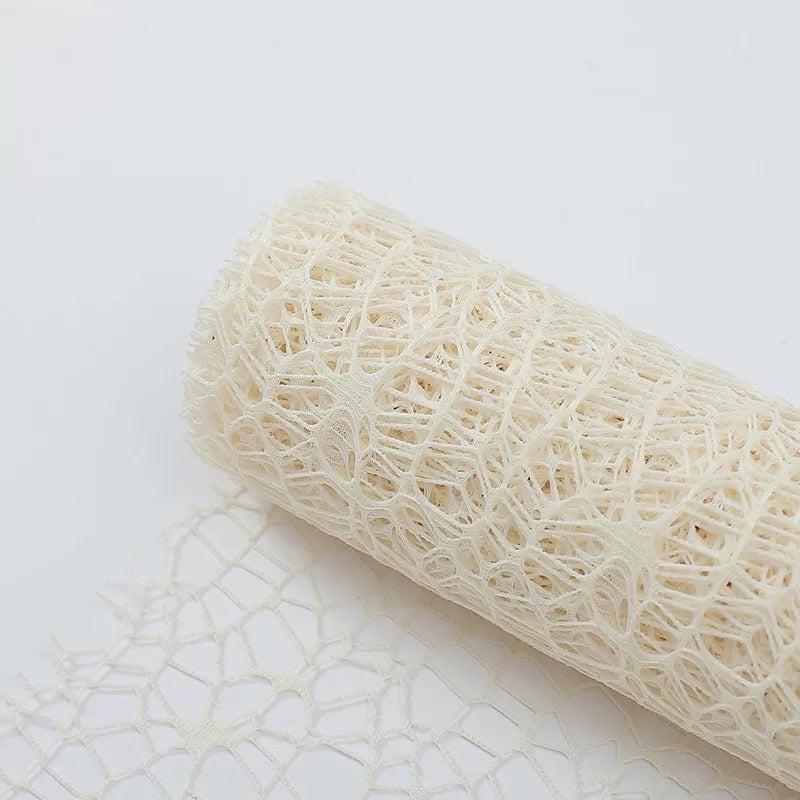 New Style Floral Wrapping Korean Web Mesh Bouquet Wrapper