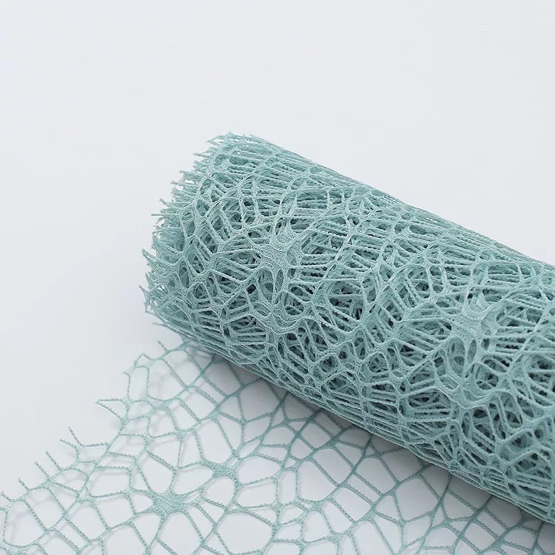 New Style Floral Wrapping Korean Web Mesh Bouquet Wrapper