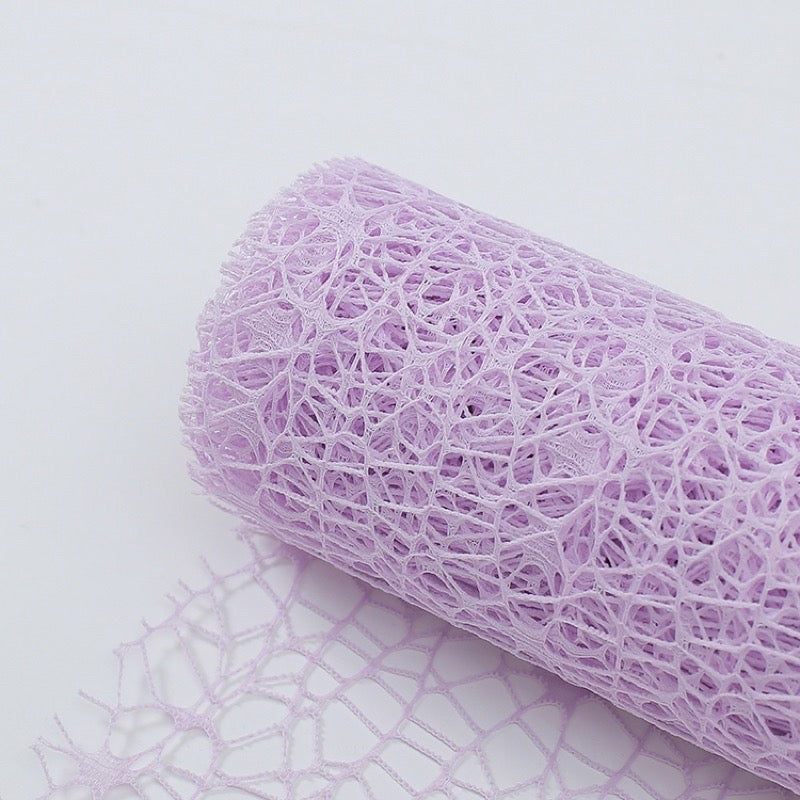 New Style Floral Wrapping Korean Web Mesh Bouquet Wrapper