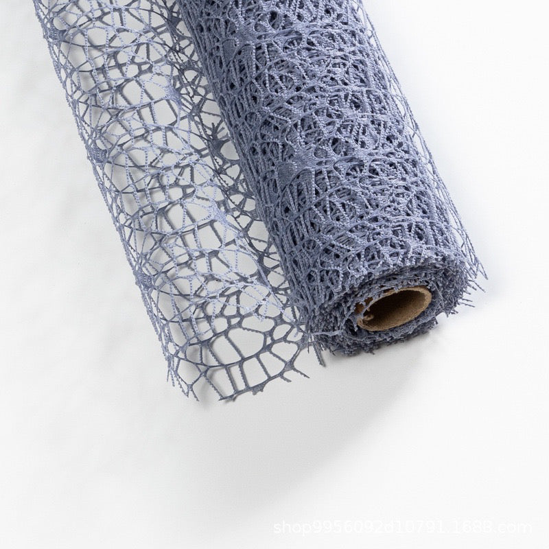 New Style Floral Wrapping Korean Web Mesh Bouquet Wrapper
