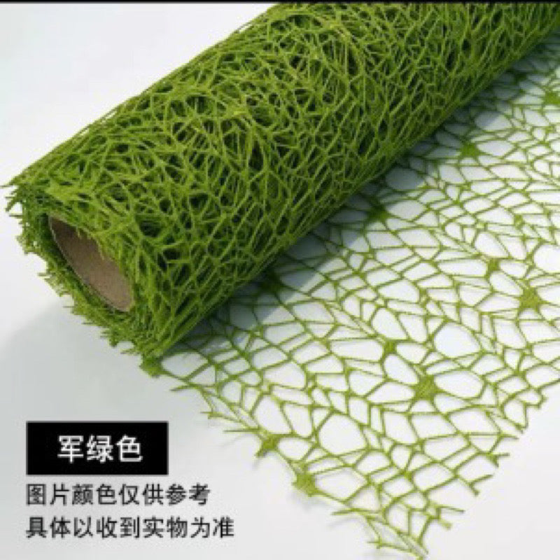 New Style Floral Wrapping Korean Web Mesh Bouquet Wrapper