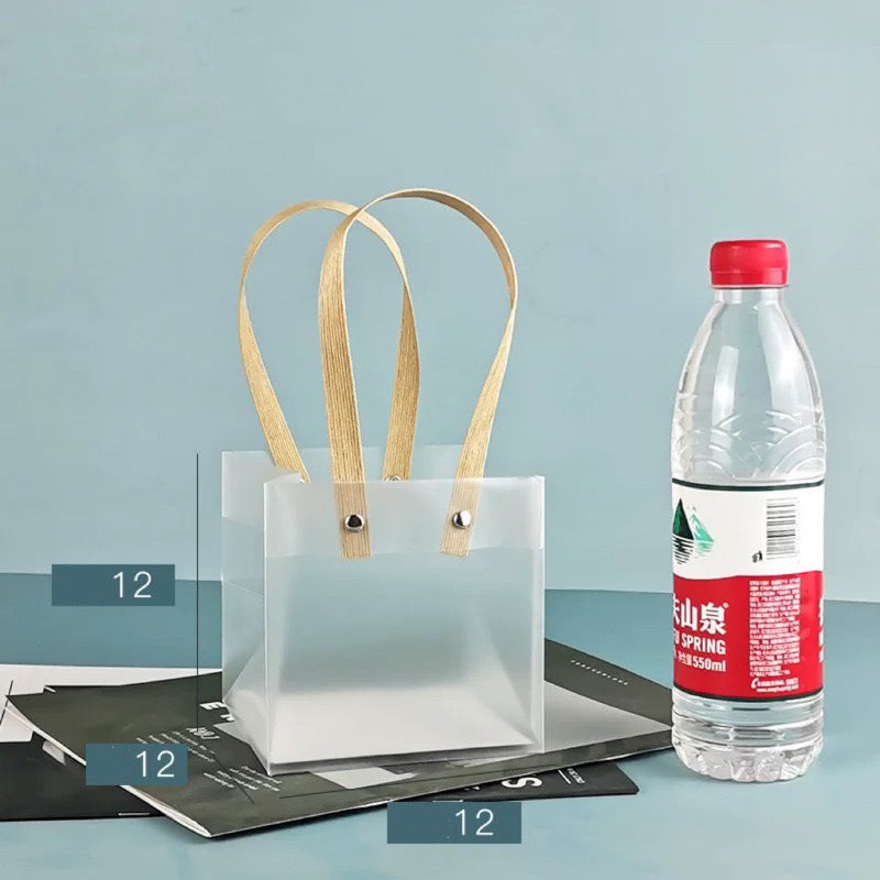 Frosted Tote Bag Plastic Gift Bag Souvenir Bag