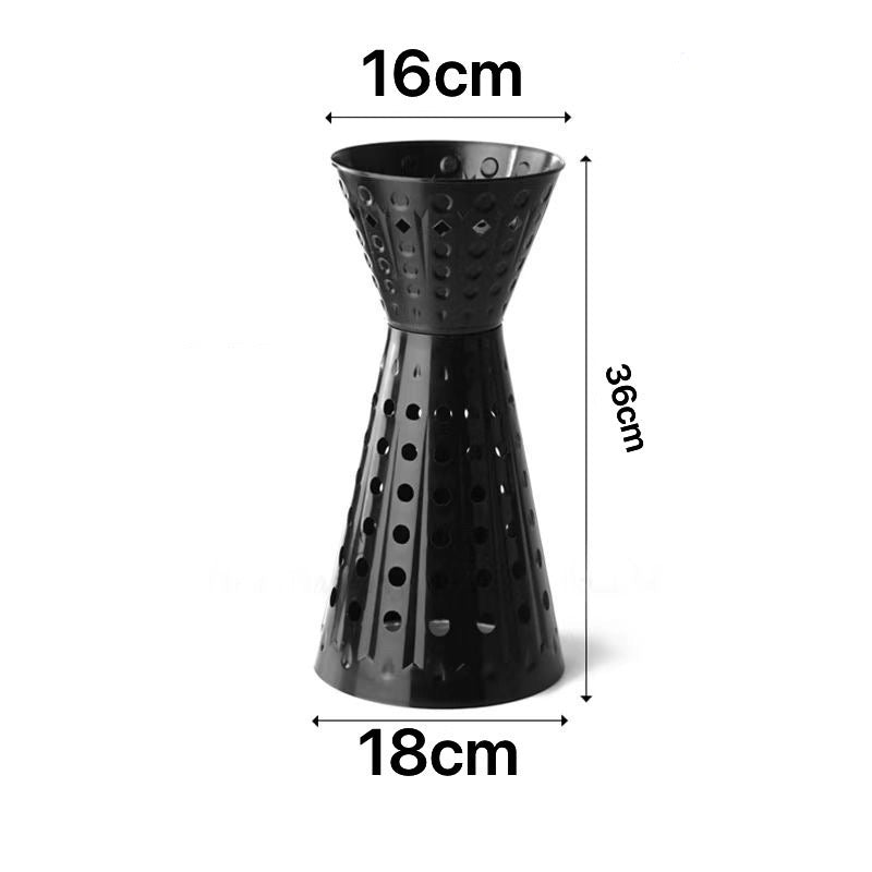 10sets Flower Artifact Bouquet Standee Plastic Bucket Cylinder Floral Base
