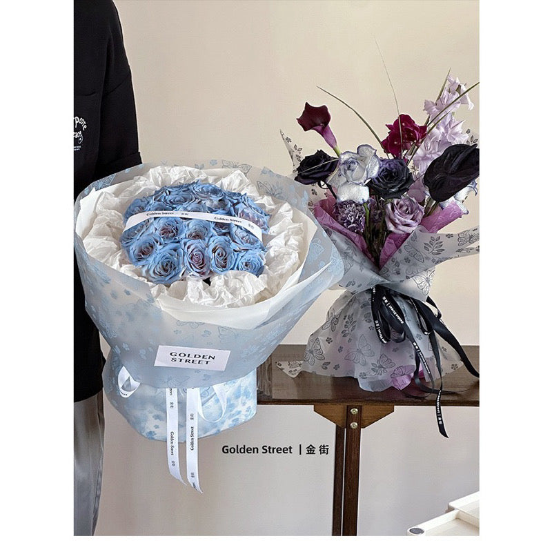 20pcs Full Butterfly Wrappers Bouquet Wrapping Material (Waterproof)