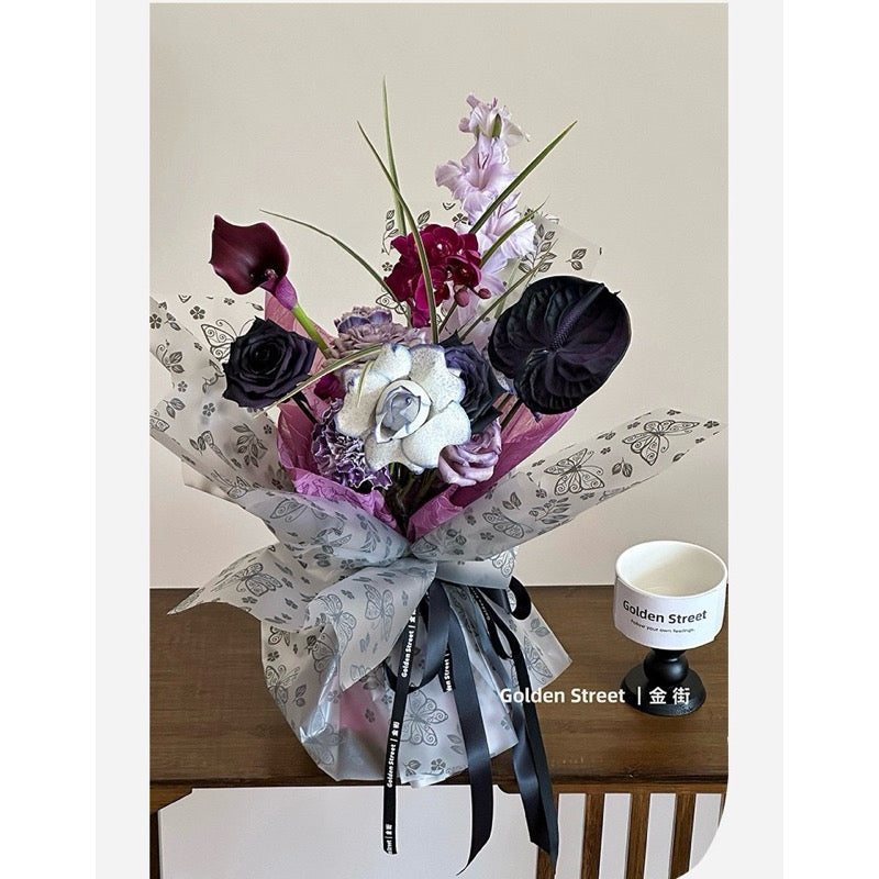 20pcs Full Butterfly Wrappers Bouquet Wrapping Material (Waterproof)
