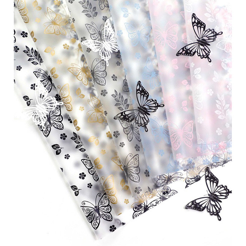 20pcs Full Butterfly Wrappers Bouquet Wrapping Material (Waterproof)