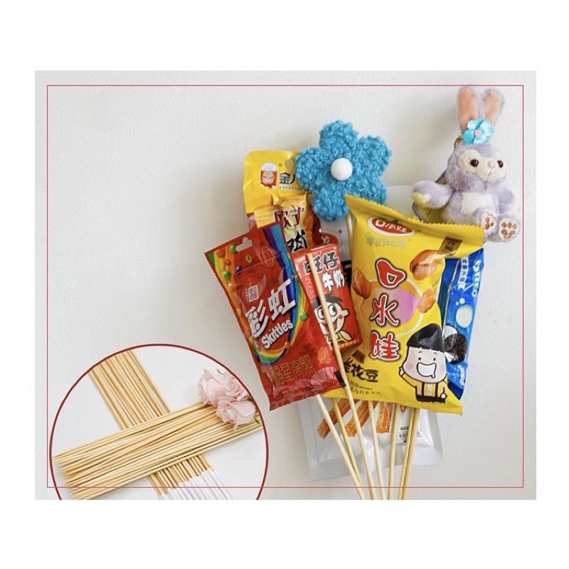 Floral Stick Flower DIY Bouquet Making Material for Flower Food Arrangement