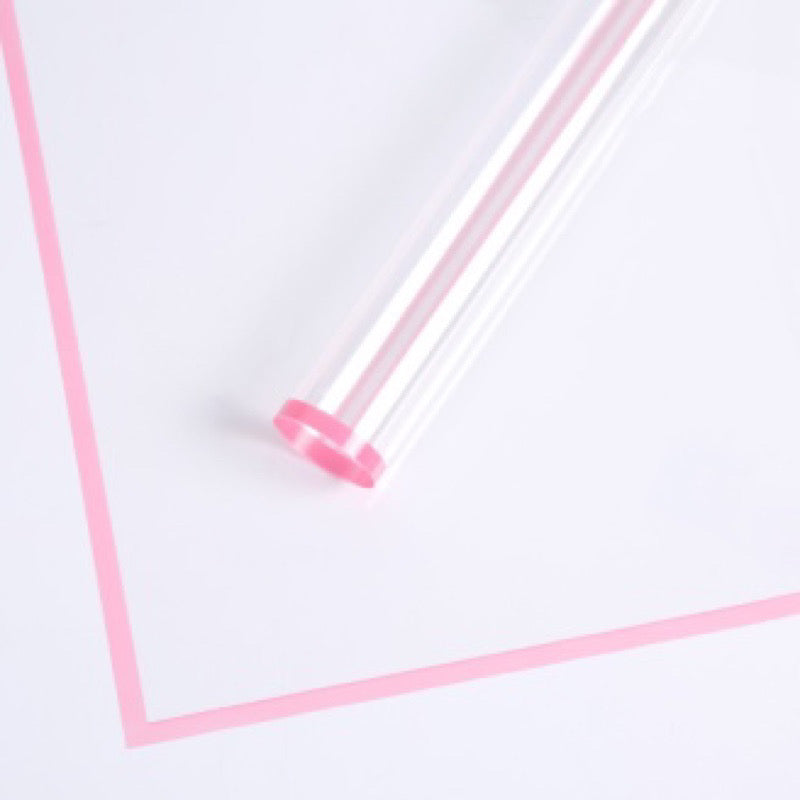20in1 Pack Transparent Colored Lining Wrappers Bouquet Wrapping Material (Waterproof)