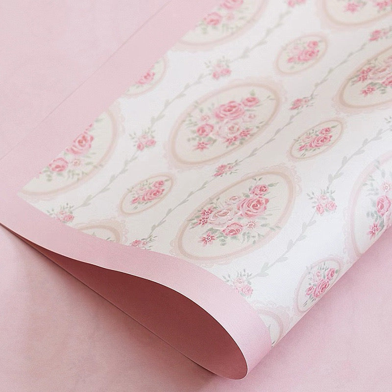 10pcs Spring Flower Design Wrapper Bouquet Wrapping Paper