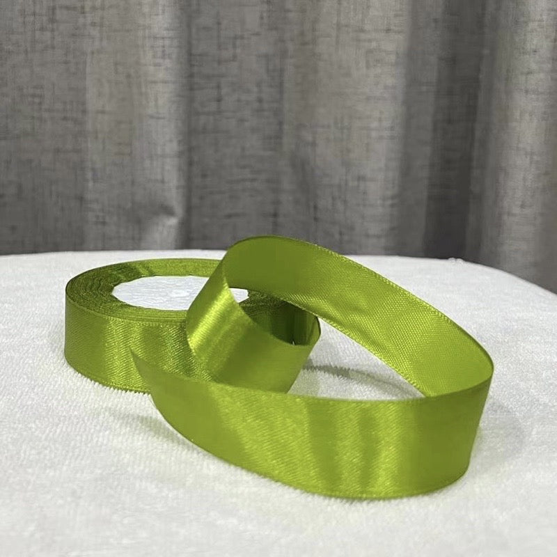 25Yards Plain Gift Wrapping Bouquet Ribbon Satin Ribbon