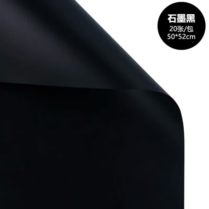 20pcs SUPERThick Single Tone Wrappers Bouquet Wrapping Materials (Waterproof)