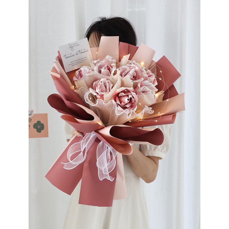 20pcs Two-Sided Wrappers Flower Bouquet Wrappers
