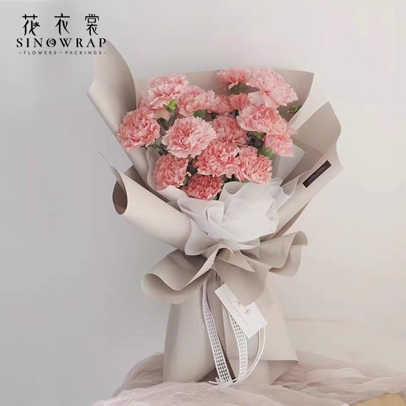 20in1 Pack Thick Plain Colored Wrappers Bouquet Wrapping Materials (Waterproof)
