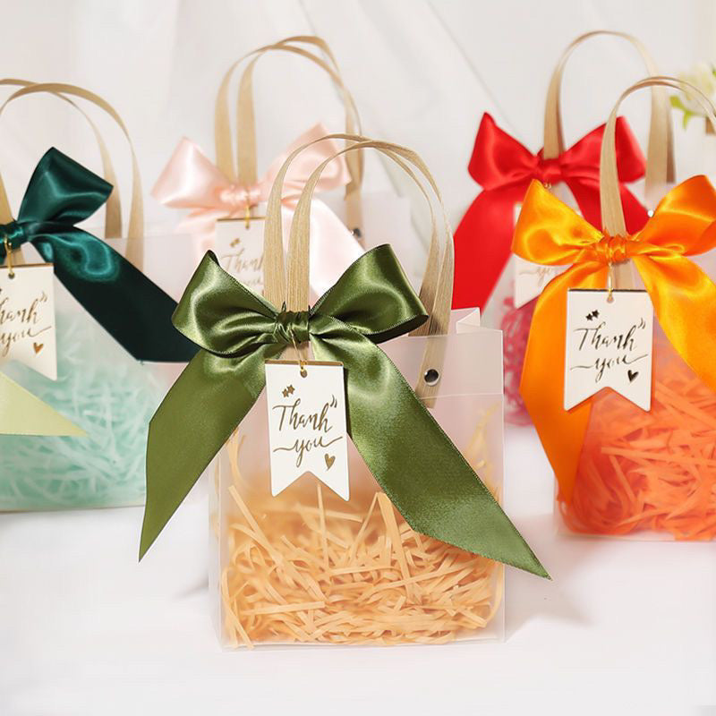 Frosted Tote Bag Plastic Gift Bag Souvenir Bag