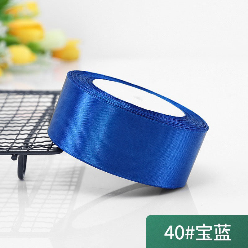 5cm Plain Satin Ribbon Gift Wrapping Bouquet Ribbon