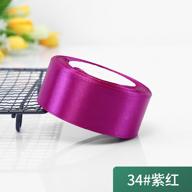 5cm Plain Satin Ribbon Gift Wrapping Bouquet Ribbon