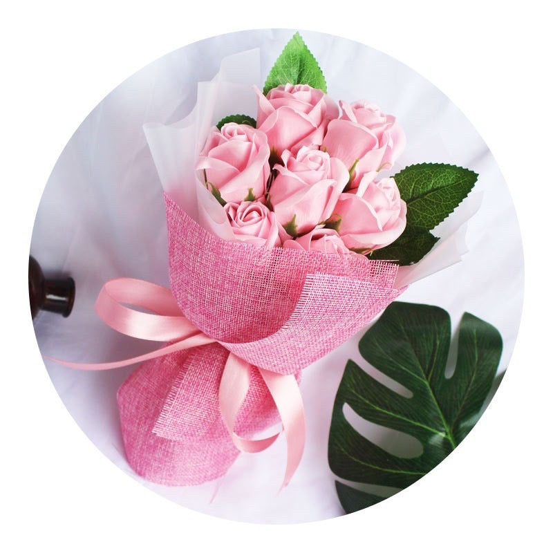Floral Wrapping Net Yarn Colored Linen Bouquet Mesh Wrapper
