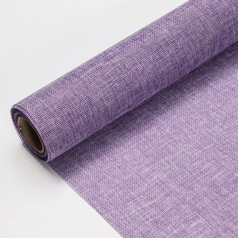 Floral Wrapping Net Yarn Colored Linen Bouquet Mesh Wrapper