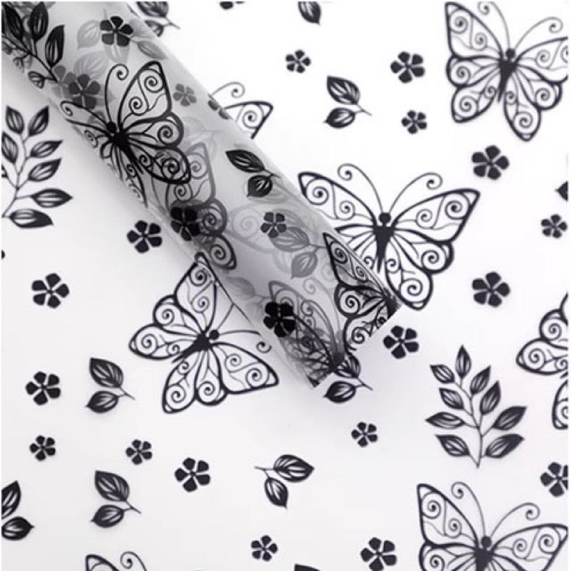 20pcs Full Butterfly Wrappers Bouquet Wrapping Material (Waterproof)
