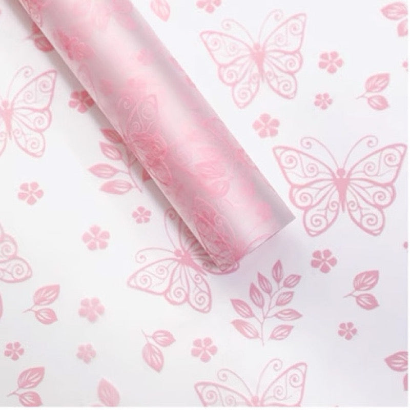 20pcs Full Butterfly Wrappers Bouquet Wrapping Material (Waterproof)