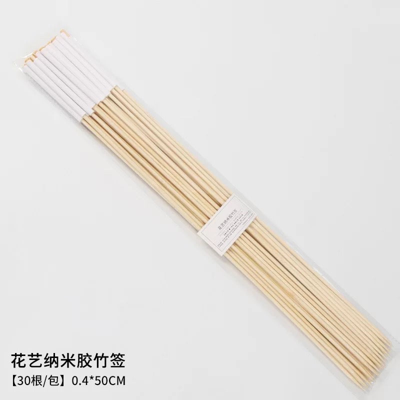 Floral Stick Flower DIY Bouquet Making Material for Flower Food Arrangement