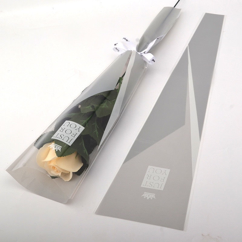 45pcs JUSTFORYOU Single Stem Rose Wrappers Bouquet Wrapping Paper