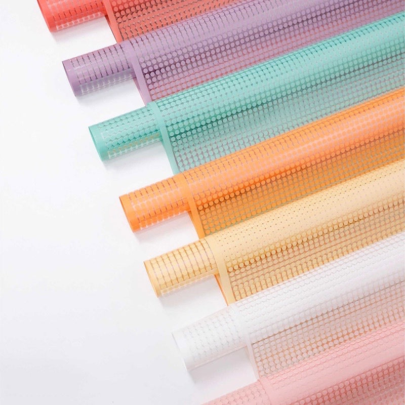 20pcs Dotted Net Design Wrapper Bouquet Wrapping Material (Waterproof)