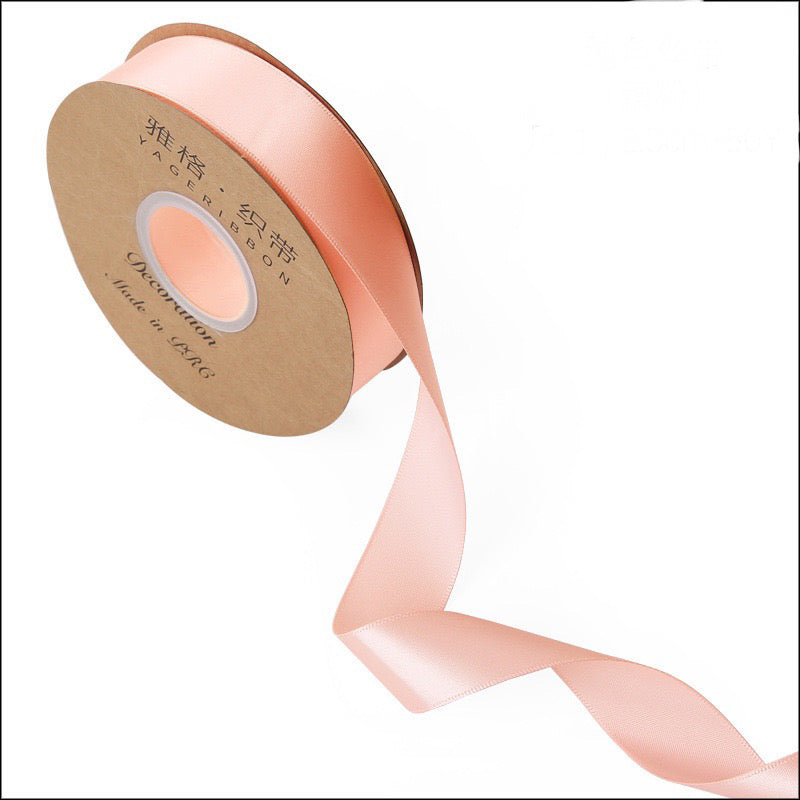 50 yards Plain Satin Ribbon Gift Wrapping Bouquet Ribbon