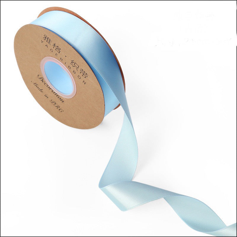 50 yards Plain Satin Ribbon Gift Wrapping Bouquet Ribbon