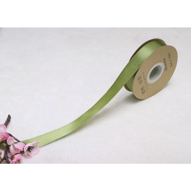 50 yards Plain Satin Ribbon Gift Wrapping Bouquet Ribbon