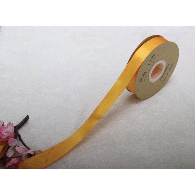 50 yards Plain Satin Ribbon Gift Wrapping Bouquet Ribbon