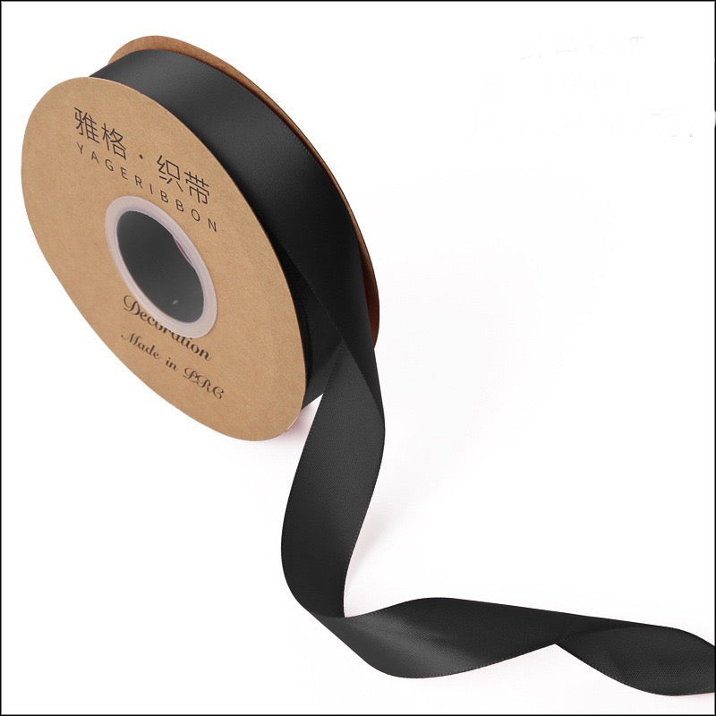 50 yards Plain Satin Ribbon Gift Wrapping Bouquet Ribbon