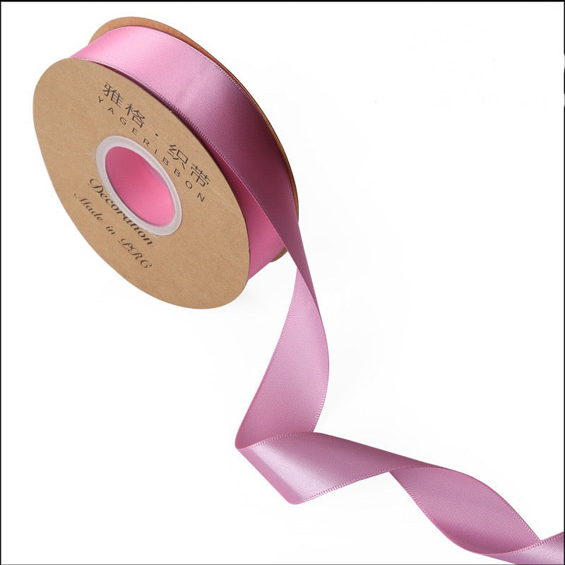 50 yards Plain Satin Ribbon Gift Wrapping Bouquet Ribbon