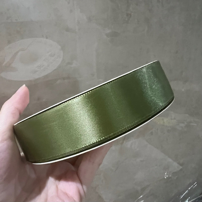 50 yards Plain Satin Ribbon Gift Wrapping Bouquet Ribbon