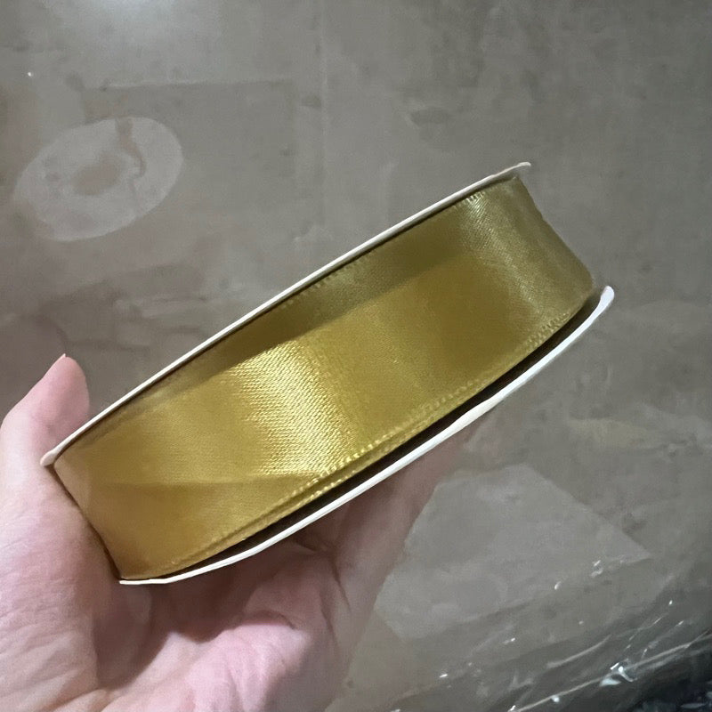 50 yards Plain Satin Ribbon Gift Wrapping Bouquet Ribbon
