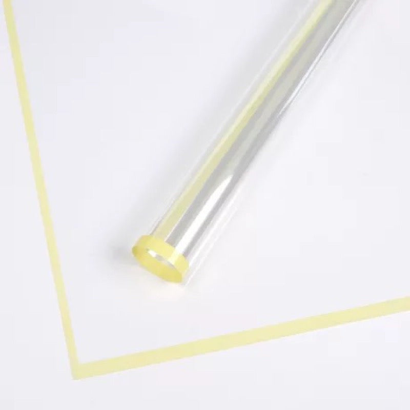 20in1 Pack Transparent Colored Lining Wrappers Bouquet Wrapping Material (Waterproof)