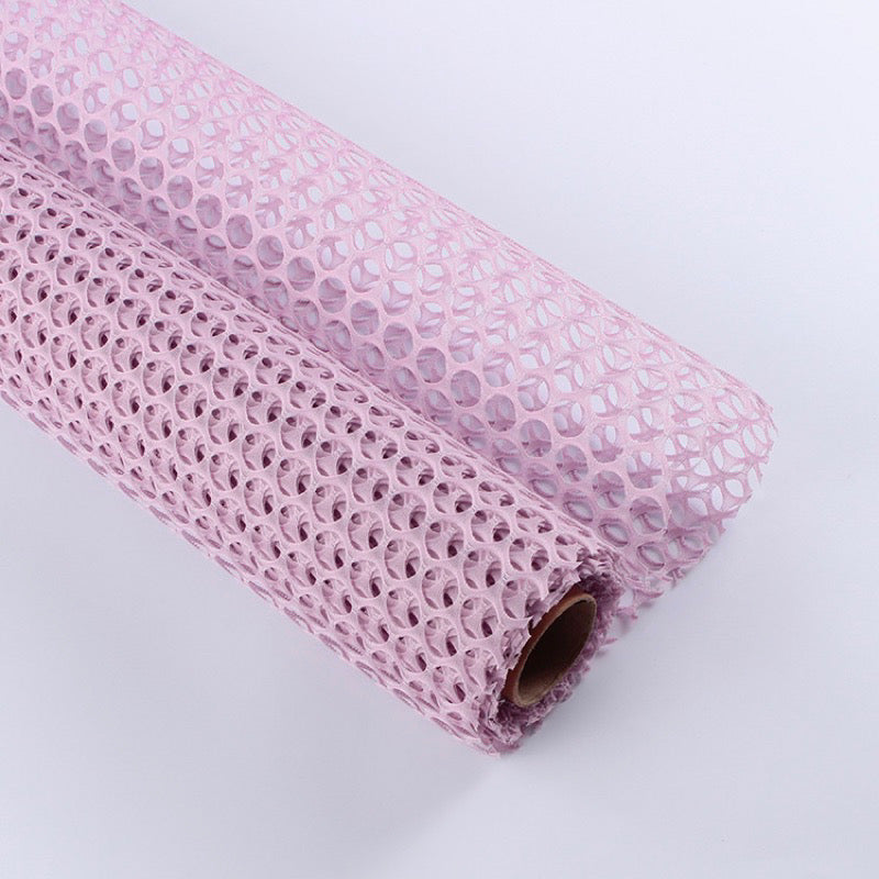 Floral Wrapping Korean Style Round Mesh Bouquet Wrapper