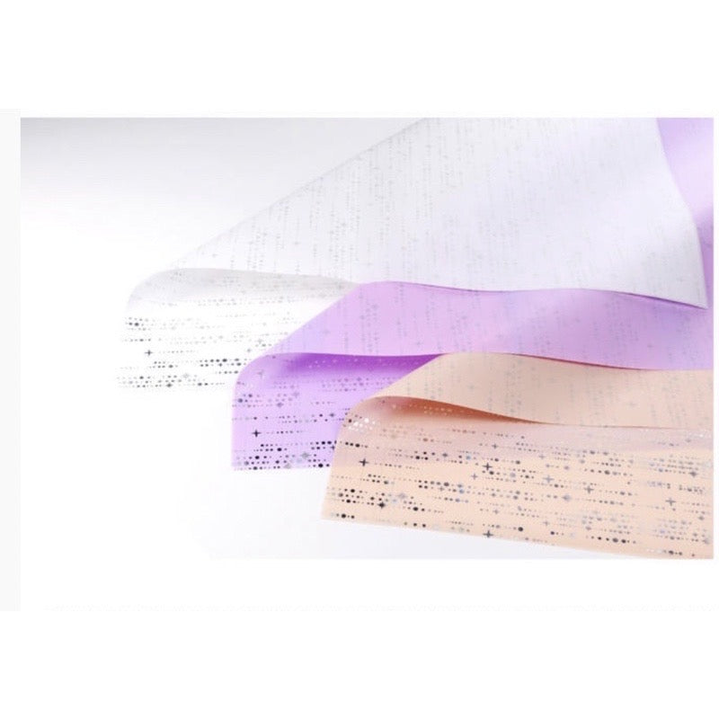 20pcs Meteor Shower Blink Wrappers Flower Bouquet Wrapping Paper