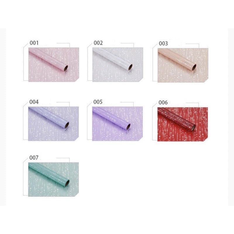 20pcs Meteor Shower Blink Wrappers Flower Bouquet Wrapping Paper