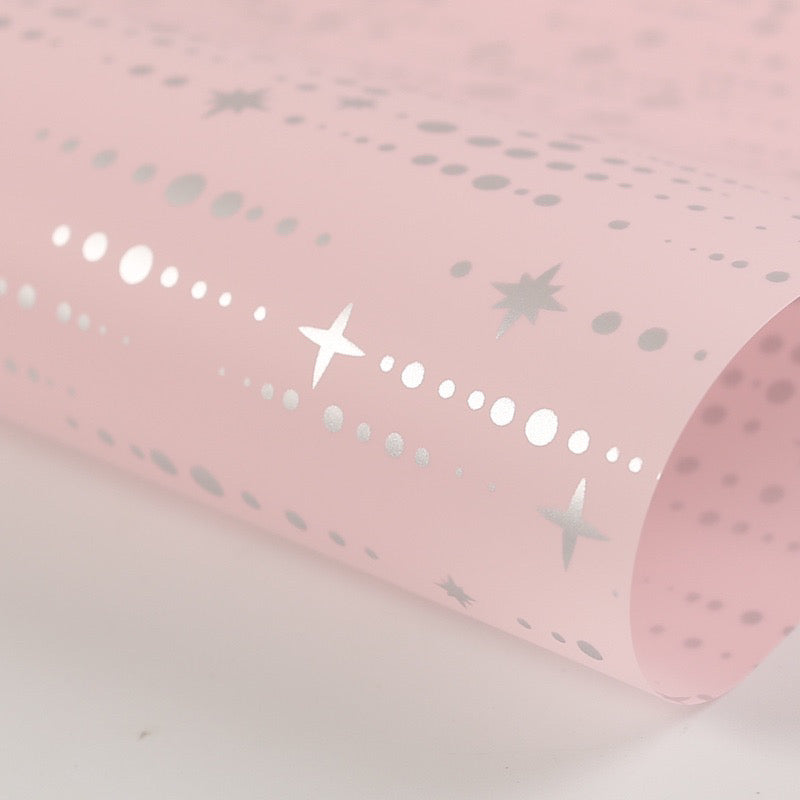 20pcs Meteor Shower Blink Wrappers Flower Bouquet Wrapping Paper