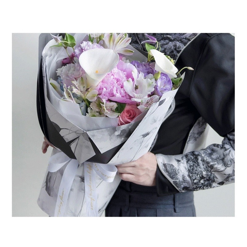 10pcs Spring Flower Design Wrapper Bouquet Wrapping Paper