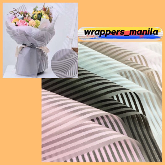 20pcs in 1 Pack Snow Line Wrappers Floral Bouquet Wrapping Material (Waterproof)