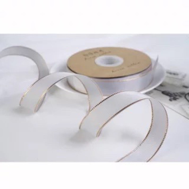 Quality Gold Lining Style Ribbon Gift Wrapping Bouquet Ribbon