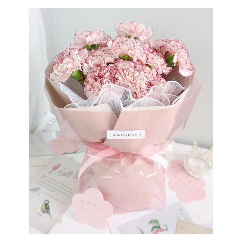 20pcs Cellophane Colored Wrappers Bouquet Wrapping Material (Waterproof)