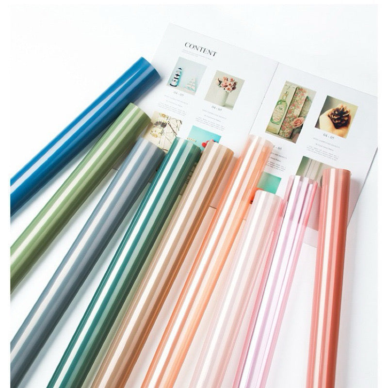 20pcs Cellophane Colored Wrappers Bouquet Wrapping Material (Waterproof)