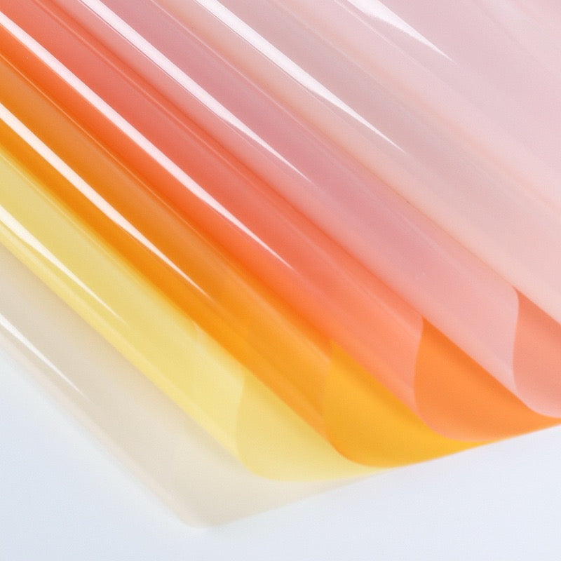 20pcs Cellophane Colored Wrappers Bouquet Wrapping Material (Waterproof)