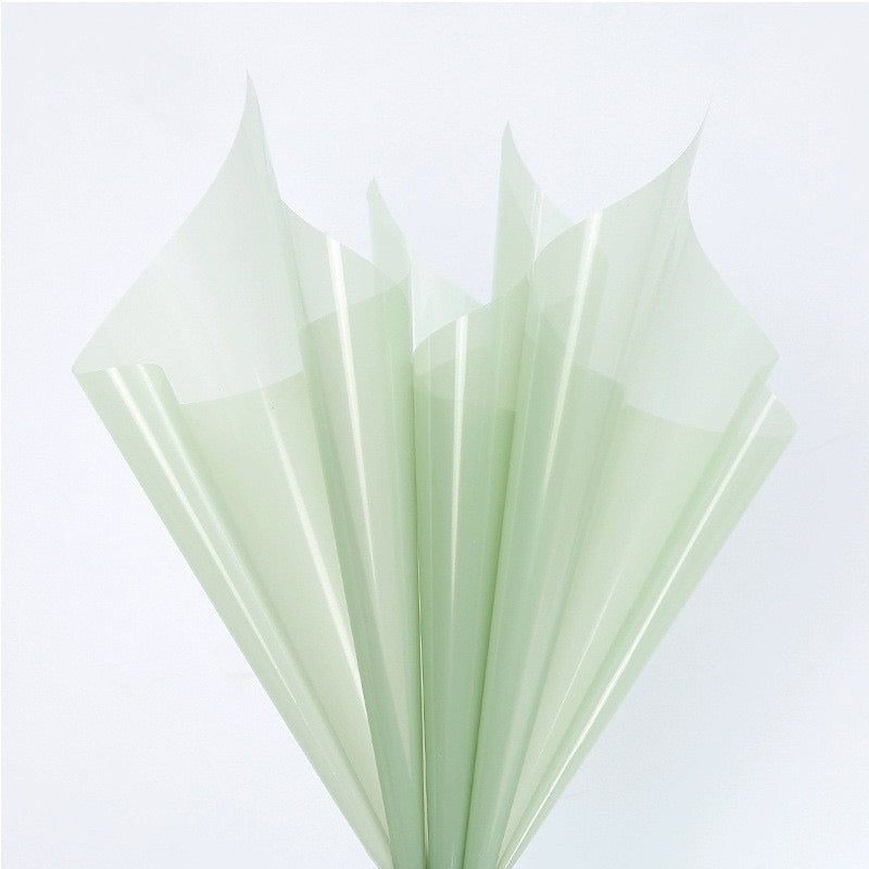 20pcs Cellophane Colored Wrappers Bouquet Wrapping Material (Waterproof)