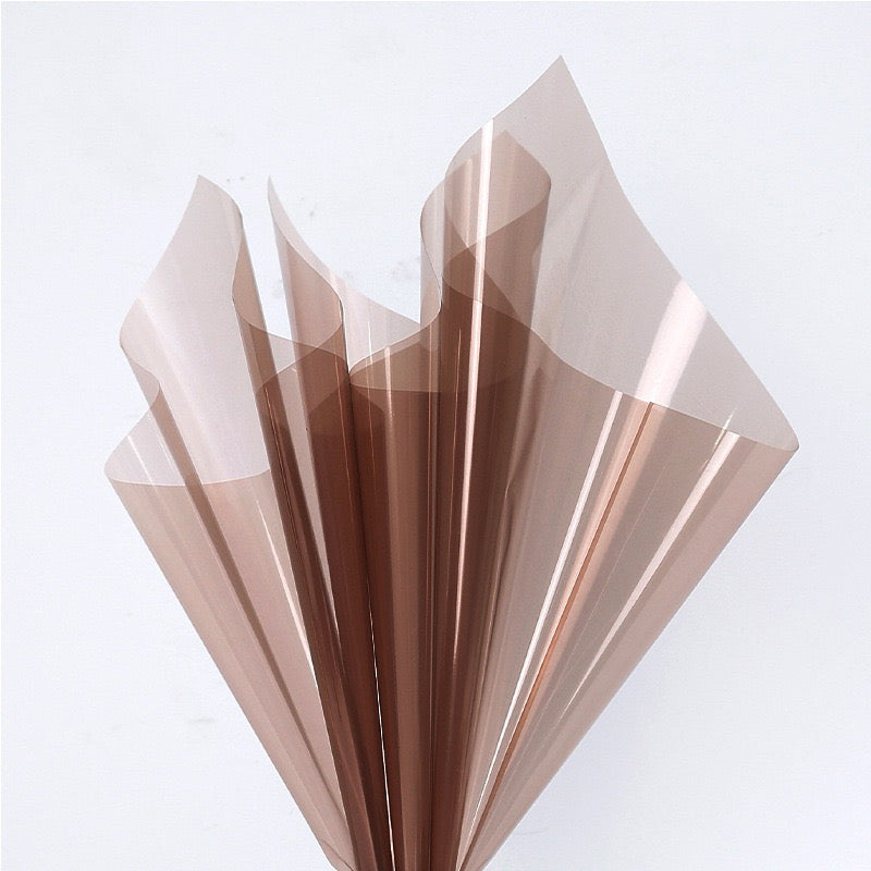 20pcs Cellophane Colored Wrappers Bouquet Wrapping Material (Waterproof)