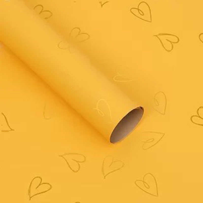 20pcs Elegant Heart Design Waterproof Wrappers Bouquet Wrapping Material (Waterproof)